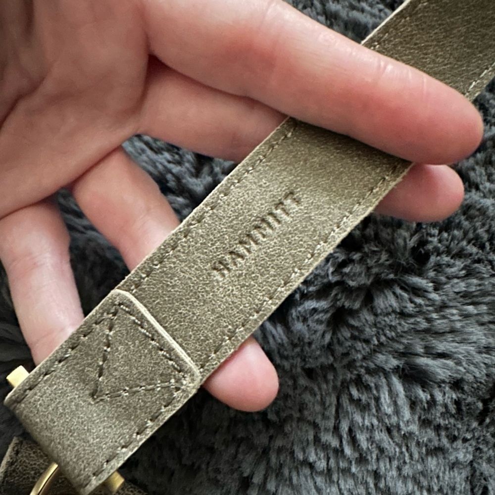 Hammitt Tony Small Crossbody in Pewter/Brushed Gold Red Zip - Picture 4 of 15